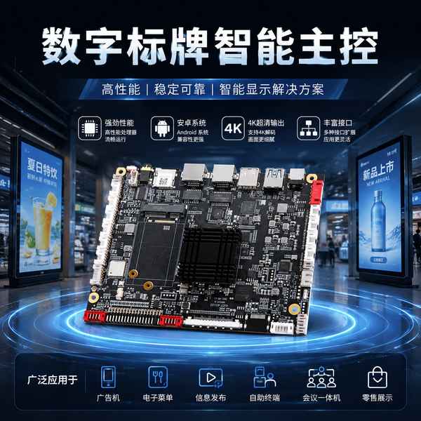呼伦贝尔楼宇信息发布显示终端板找哪家？万霖数字标牌主板