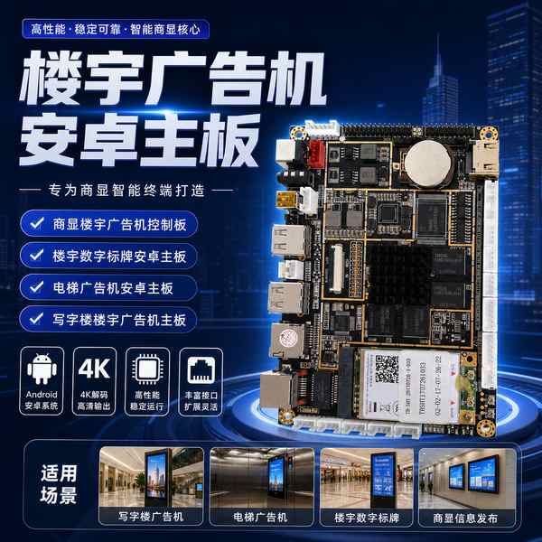 双鸭山楼宇广告机双屏异显安卓主板怎么选?双屏主板批发价与OEM/ODM合作解析