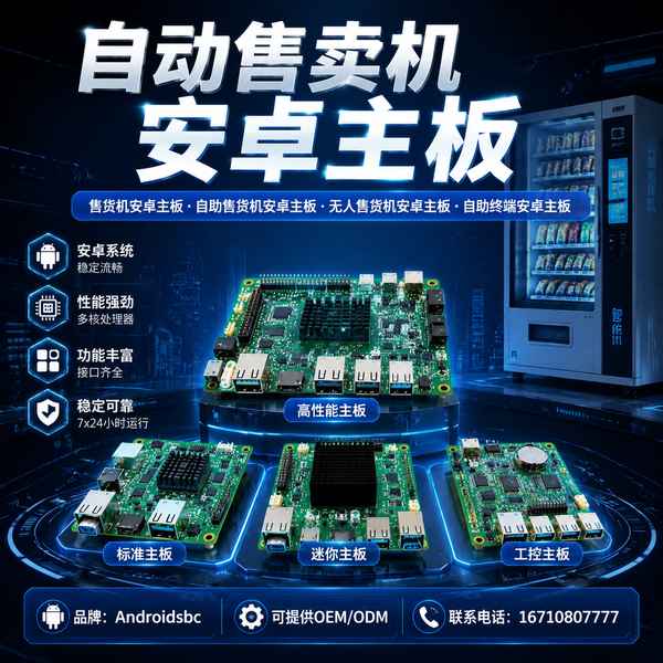 临汾地铁运营方售货机安卓主板部署现场 — 4K解码与双屏异显终端运行