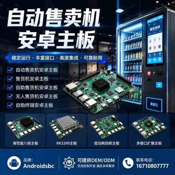 漳州医院管理方无人售货机安卓主板部署现场 — 4K解码与双屏异显终端运行