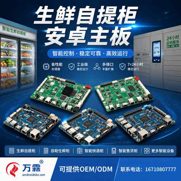 大同产业园区运营方智能快递柜安卓主板部署现场 — 锁控开门与远程温控配置运行