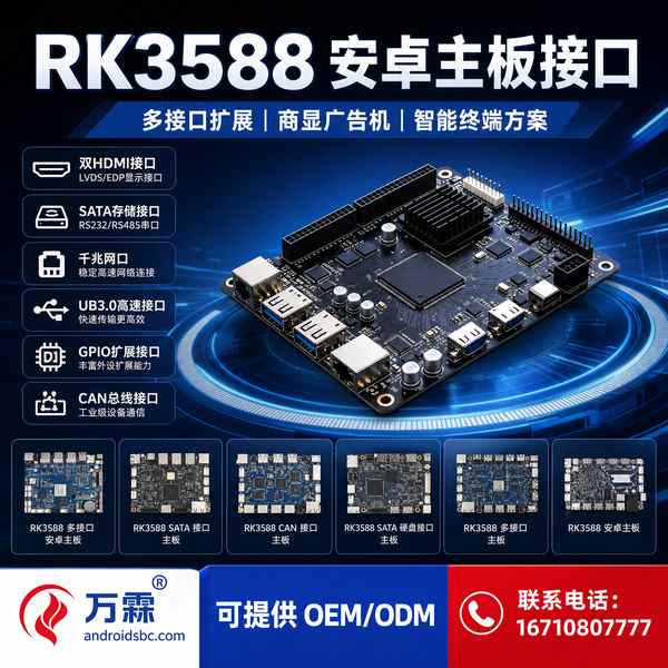 合肥RK3588 4路SATA接口主板价格多少？NVR存储应用与跨境出口方案