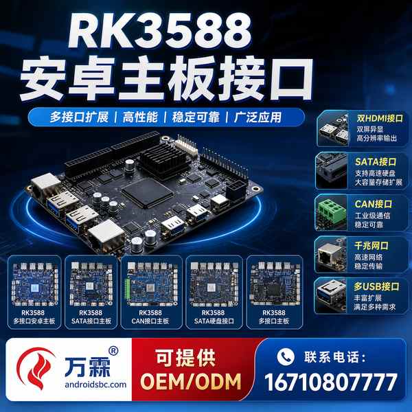 合肥RK3588 2路CAN接口主板价格多少？车载通信应用与跨境出口方案