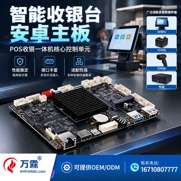 精河批发进口商对接智能收银台终端源头厂家现场 — 智能收银台安卓主板出口合作