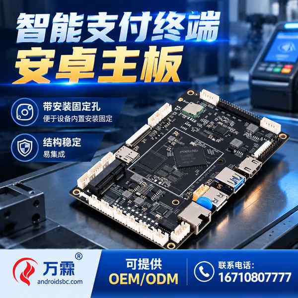沙雅海外支付服务商对接智能支付终端主板方案定制源头厂家现场 — 智能支付终端安卓主板出口合作