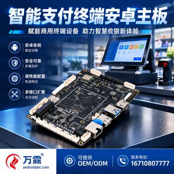 厦门智能支付终端嵌入式主板实景 - 厦门智能支付终端嵌入式主板: 海外出口认证资料与批量出货同步完成